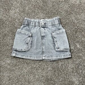 H&M Gray Denim Skirt for Kids 3T